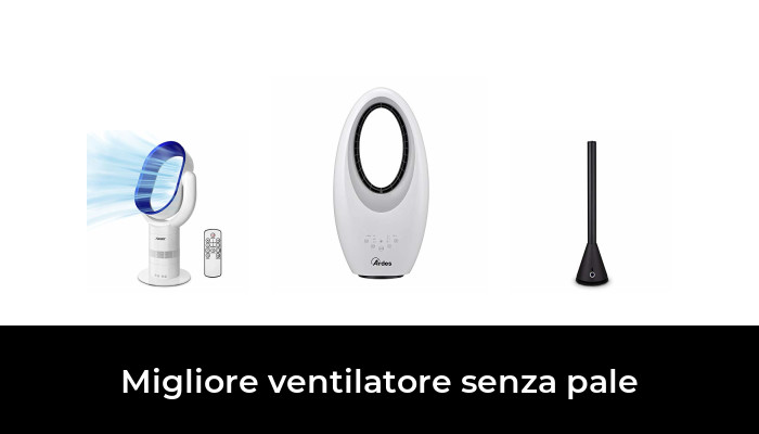 Silenzioso Rumore di Lavoro Silenzioso Ventilatore a Torre Timer Adatto per La Camera da Letto Controllo Remoto Acoolir Ventilatore Senza Pale Portatile con 10 Livelli di 2A Velocit/à
