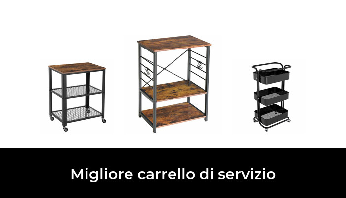 EBTOOLS Carrello di Servizio Carrello con Ruote con 3/ cestini portaoggetti in Metallo Resistente Durevole per Cucina Bagno Soggiorno Ufficio Hotel