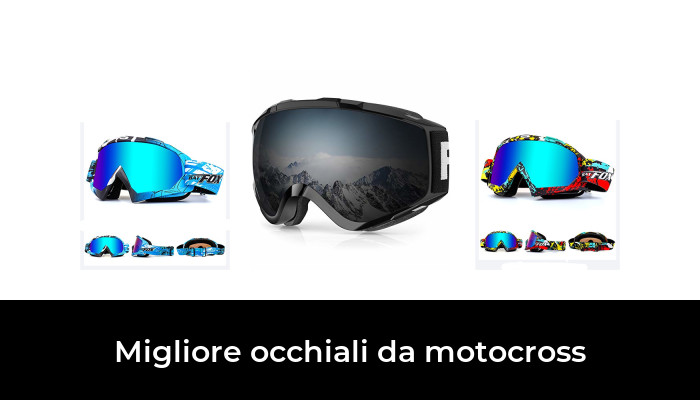 Occhiali Da Motocross - Maschera Protettiva Per Sport Fuoristrada E Aria Aperta