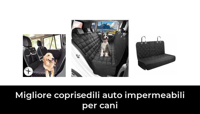 Harddo 2 Coprisedili Auto Impermeabili – Tessuto Antistrappo, Universali, Anteriori/posteriori, Neri, Heavy Duty