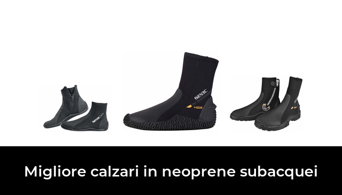 Chaussons De Plongée Seac Calzari Sub Néoprène Bifoderato HD 2,5 Mm - Neuf