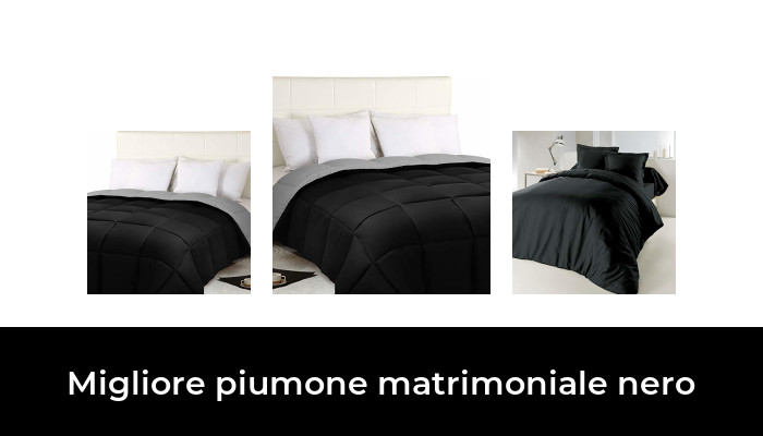 piumone singolo nero