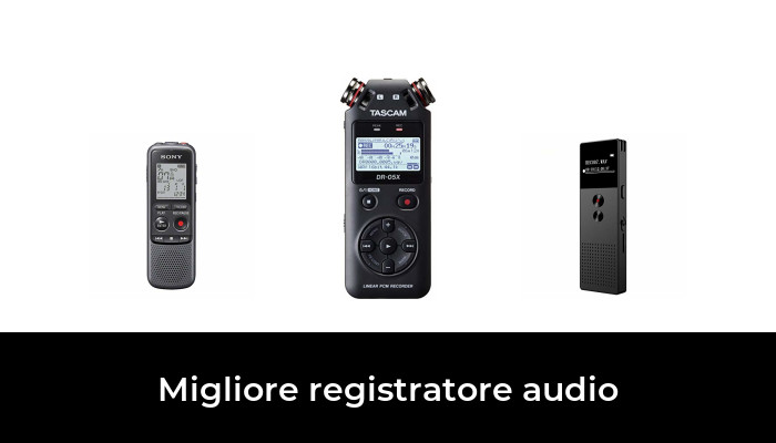 49 Migliore registratore audio nel 2024 In base a 80 Recensioni