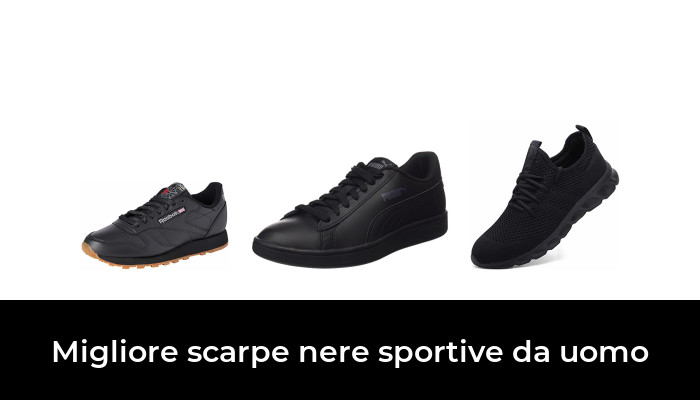 39 Migliore scarpe nere sportive da uomo nel 2024 In base a 55 Recensioni