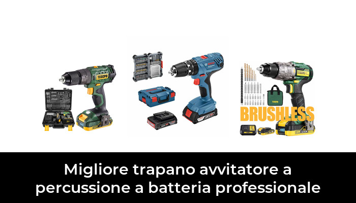 Trapano avvitatore a percussione 18V 94 Nm - 20 velocità regolabili