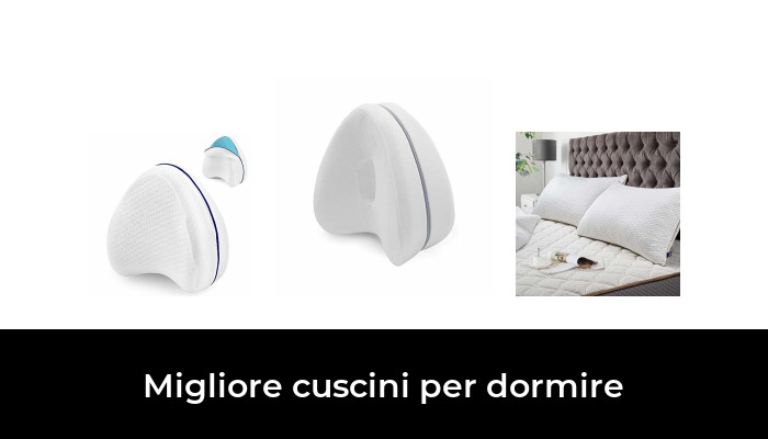Cuscino Ergonomico In Memory Foam Per Dormire Sul Fianco: Allevia Dolori A Collo E Spalle, Bianco 45x66 Cm