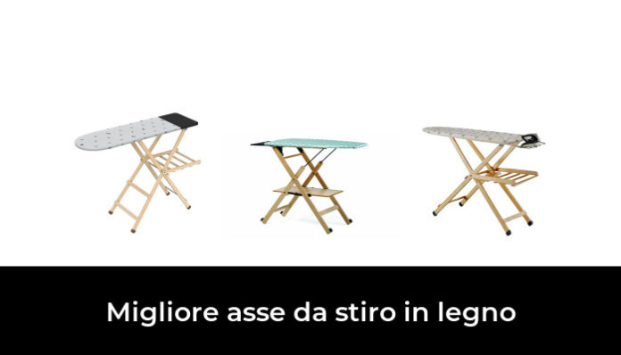 ASSE DA STIRO LEGNO MODELLO MARA CON PORTACALDAIA STRUTTURA COLOR NOCE