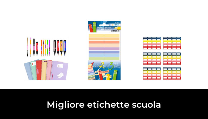 47 Migliore etichette scuola nel 2024 In base a 690 Recensioni