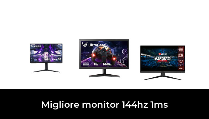50 Migliore monitor 144hz 1ms nel 2024 In base a 123 Recensioni