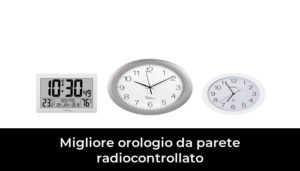 Orologio da parete radiocomandato PEWETA DCF77 modello 106, display LCD