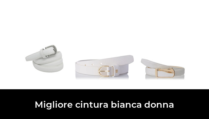 2 Cinture Elastiche Intrecciate Uomo Donna – Set Bianco E Nero – Regolabili Con Fibbia A Sgancio Rapido – 110x3 Cm