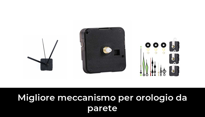 ICT Kit Meccanismo Orologio Da Parete 6262-18 | Fai Da Te Con Lancette, Silenzioso, Perno 18mm