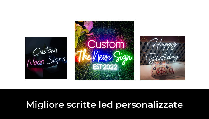 49 Migliore scritte led personalizzate nel 2024 In base a 556 Recensioni