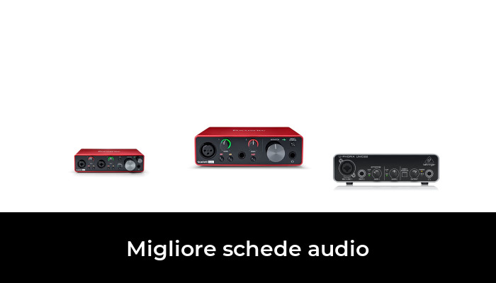 45 Migliore schede audio nel 2024 In base a 857 Recensioni