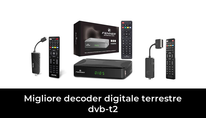 47 Migliore decoder digitale terrestre dvb-t2 nel 2024 In base a 284 Recensioni