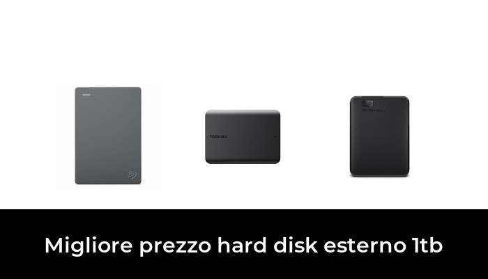 47 Migliore prezzo hard disk esterno 1tb nel 2024 In base a 880 Recensioni